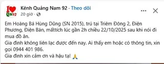 Ảnh tìm kiếm: Tìm người nhà: Hoàng Bá Hùng Dũng (sinh năm 2015)